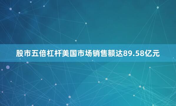 股市五倍杠杆美国市场销售额达89.58亿元