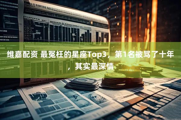 维嘉配资 最冤枉的星座Top3，第1名被骂了十年，其实最深情