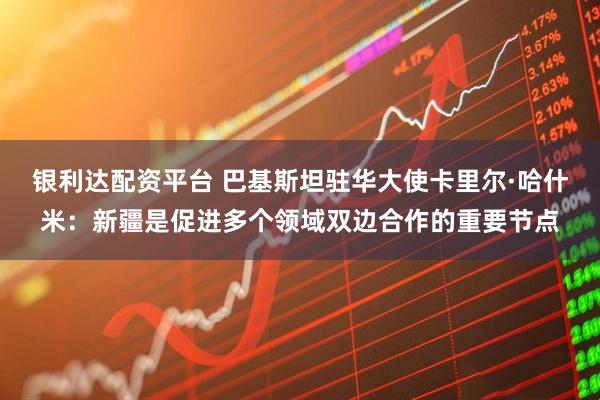 银利达配资平台 巴基斯坦驻华大使卡里尔·哈什米：新疆是促进多个领域双边合作的重要节点